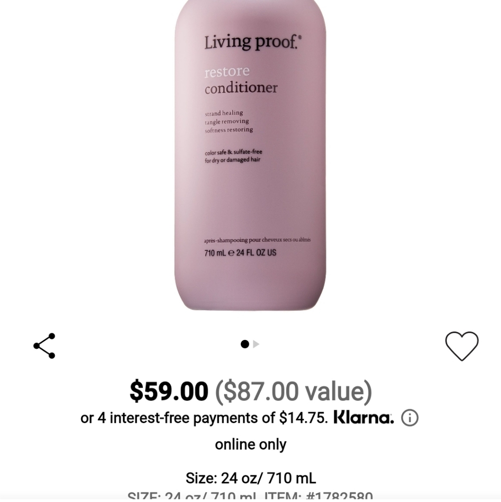 Living Proof Restore Conditioner 24 ounce